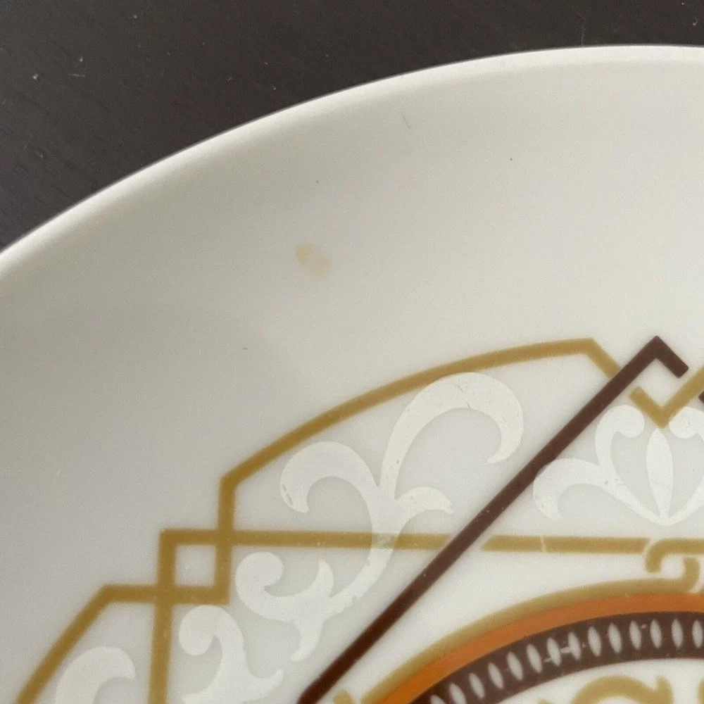 Empress China Saturn 360 Japan Geometric Salad Plate MCM Mid Century Modern 1895